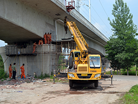 成渝高鐵熊家坡雙線特大橋連續梁支座更換工程